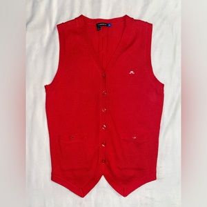 J Lindeberg Red Vest